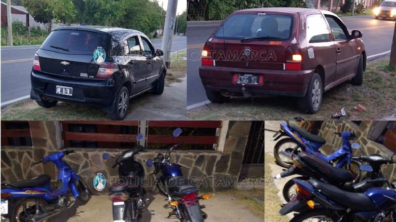 En operativos, secuestran vehículos en Capital y Fray Mamerto Esquiú