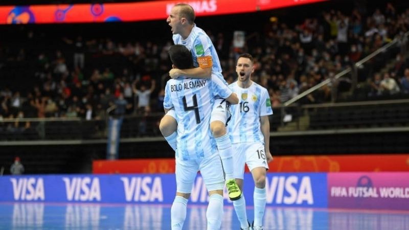 Argentina eliminó a Rusia y está en “semis” del Futsal