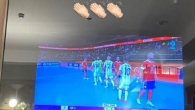 Messi revolucionó las redes alentando a la Selección de Futsal