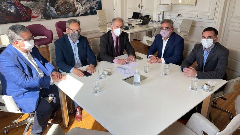 Jalil se reunió el vicejefe de Gabinete por obras de energía y agua