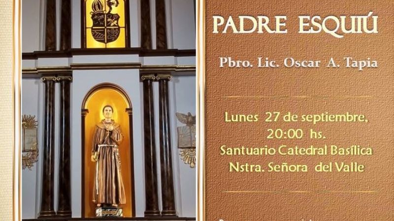 Conferencia sobre la Biblia en la vida del Padre Esquiú