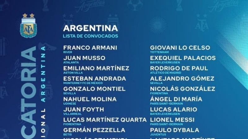 Lionel Scaloni dio la lista de convocados a la Selección