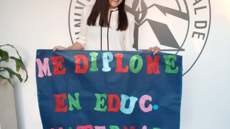Entregaron certificados a las diplomadas en Educación Maternal en Los Altos