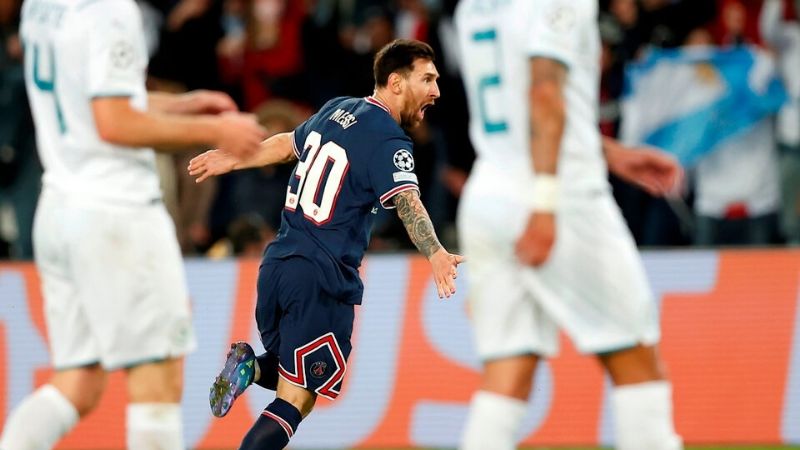 Golazo de Messi en su primer tanto para el PSG