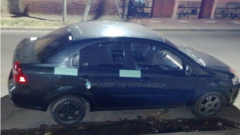 Chocó un auto y quiso fugarse