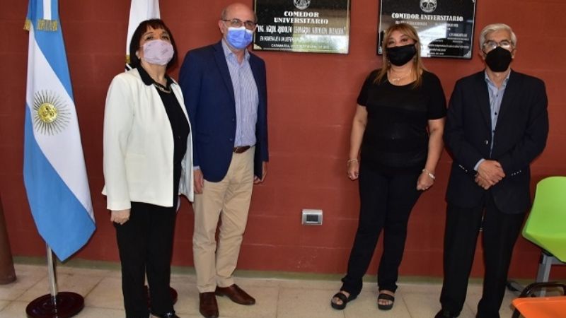 El Comedor Universitario lleva el nombre del Ing. Rodolfo Ahumada