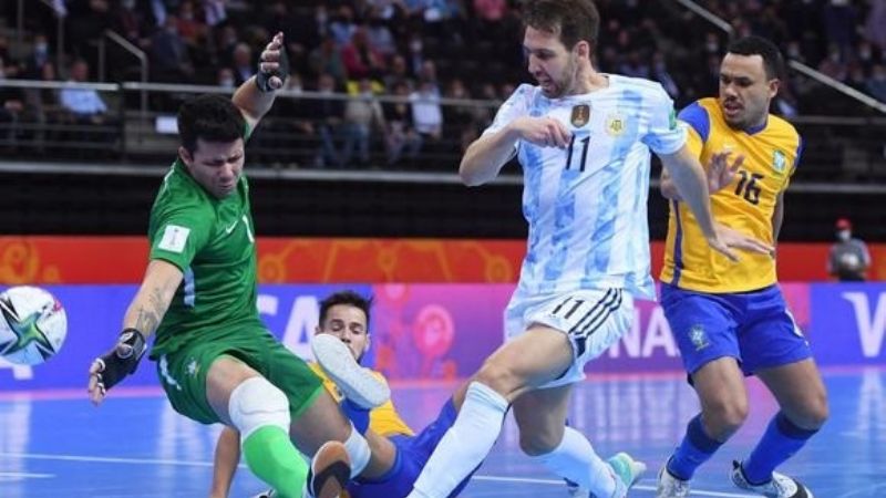 Argentina venció a Brasil y está en la final del Mundial de Futsal