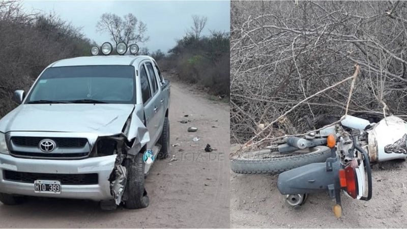 Grave accidente en un camino de La Paz
