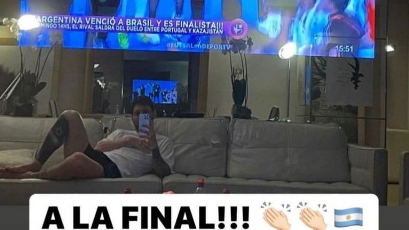 Messi no se pierde a la Argentina en el Mundial de Futsal