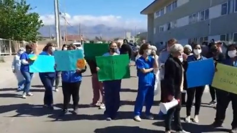 Nueva protesta en el mini hospital “Carlos Bravo”