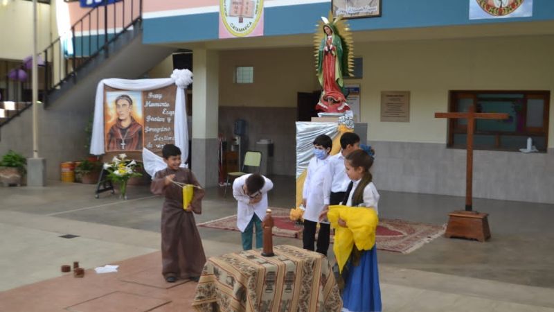 La reliquia del Beato Mamerto Esquiú en el Colegio Guadalupe