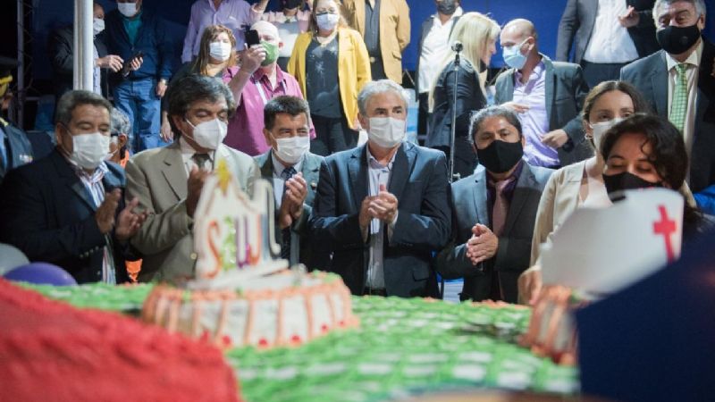 El Senado participó de la vigilia cultural por el 112 aniversario de Saujil