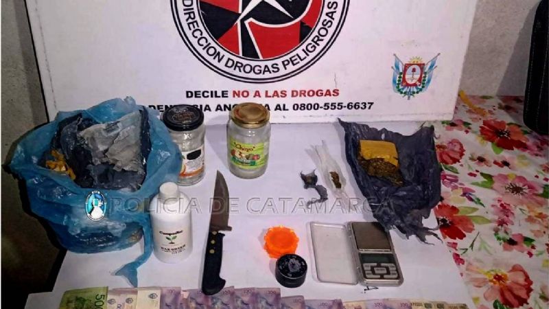 Secuestran más de 1 kilo de marihuana en barrio Parque Norte