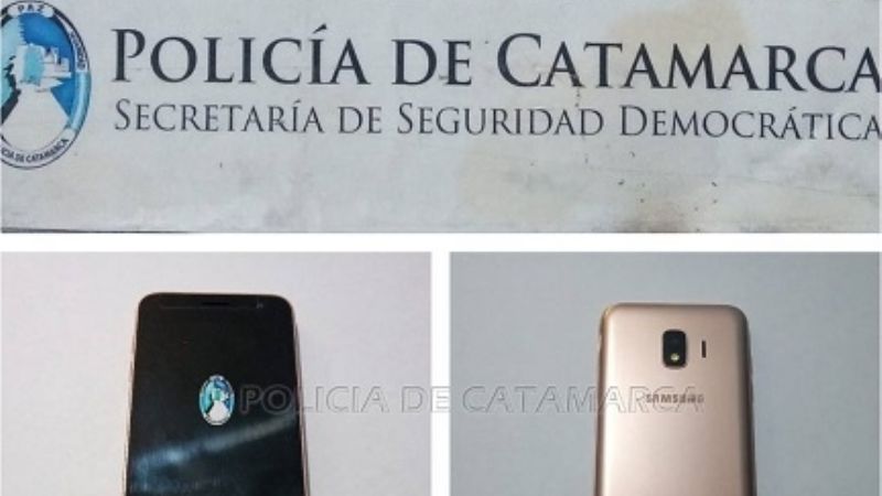 Arrebató un celular y fue detenido