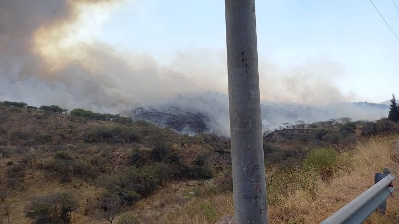 Incendio "intencional" en El Rodeo va consumiendo 80 hectáreas