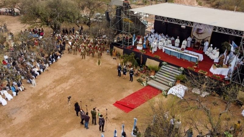 El Suncho fue escenario de una gran fiesta  por la beatificación de Mamerto Esquiú
