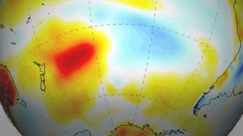"Blob", la preocupante masa de agua caliente