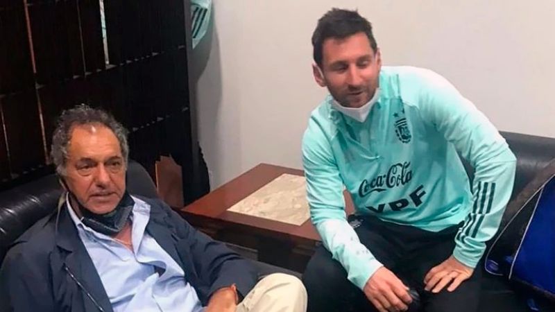La Selección Argentina ya está de regreso en Ezeiza