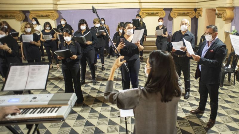 El Coro Polifónico cantó en la misa por la Beatificación de Esquiú