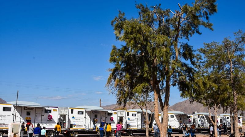 Los vecinos de Anillaco recibieron atención del SeySam Móvil