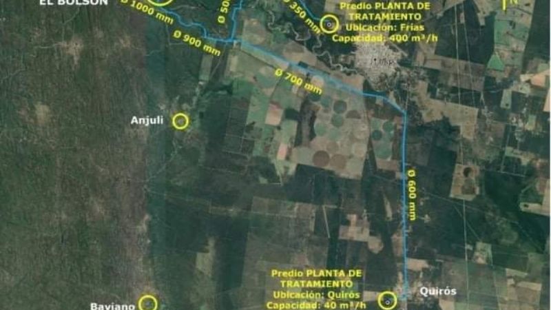 Audiencia pública por el acueducto obra complementario dique el Bolsón