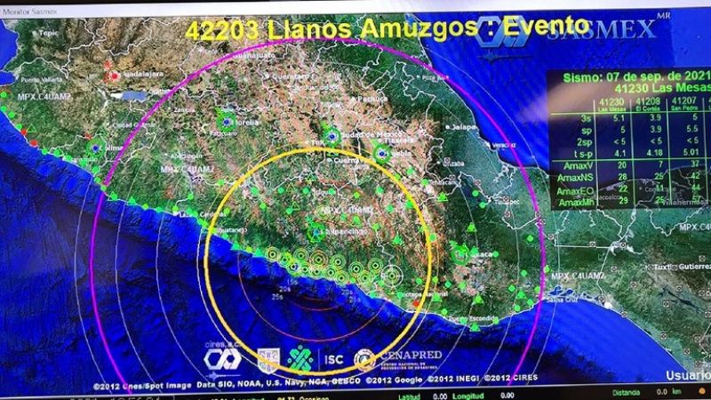 Sismo de 7.1° sorprendió a la Ciudad de México