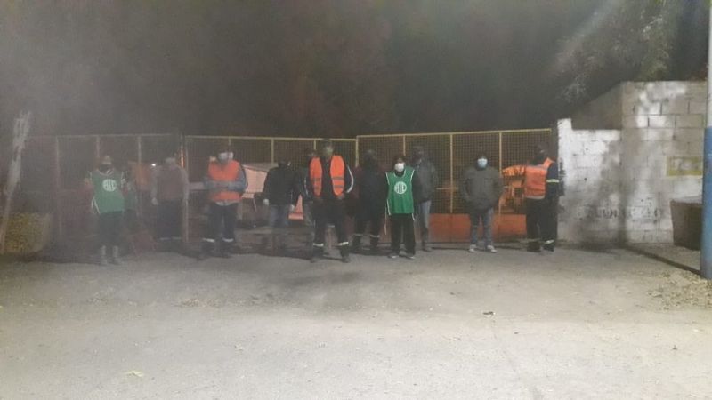 Fuerte protesta de municipales en Andalgalá