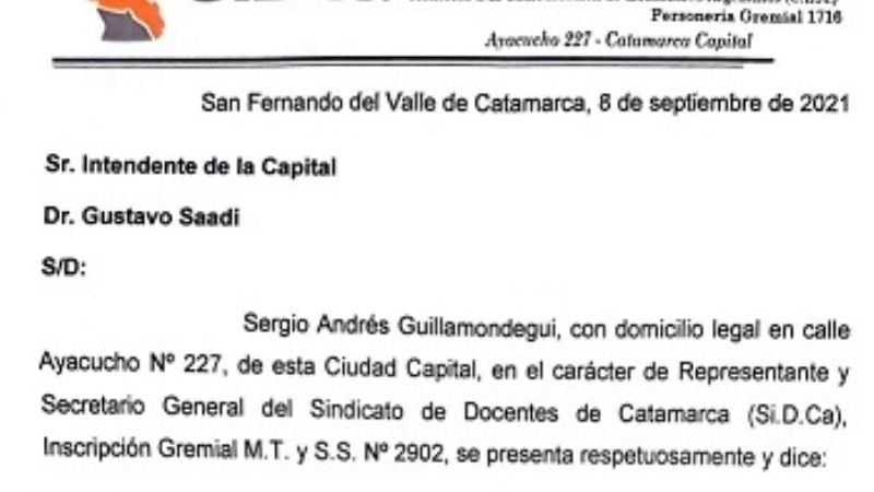 SIDCA advierte medidas de fuerza en la Capital