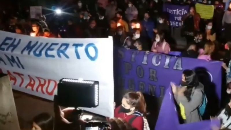 Andalgalá marchó nuevamente por Eugenia Olivera