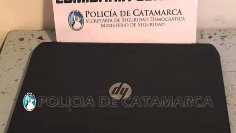 Robó una notebook de una peluquería