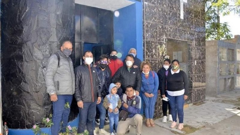 Fue bendecido el Mausoleo de Walter Olmos