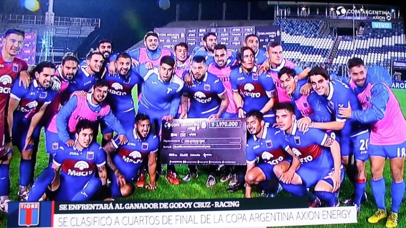 Tigre avanzó a los 4tos. de final de la Copa Argentina