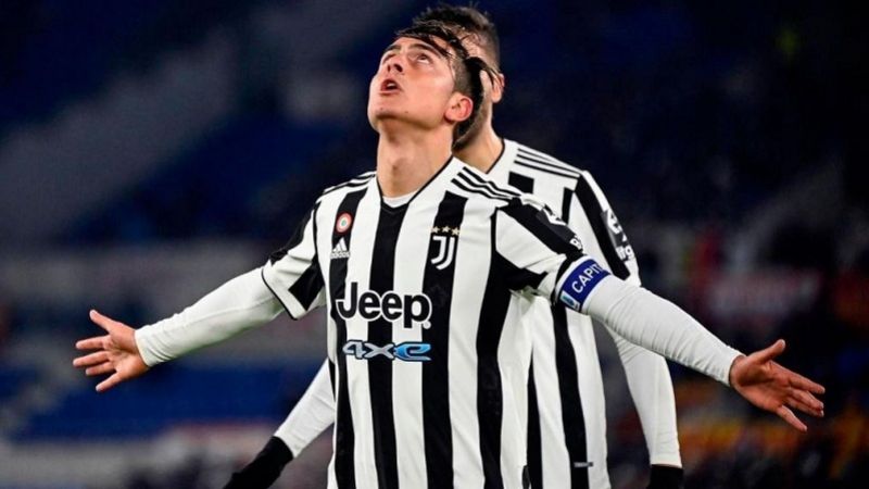 Gol de Dybala para el triunfo de la Juve ante la Roma