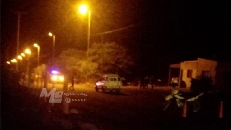 Motocicleta emistió a un niño en Palo Blanco
