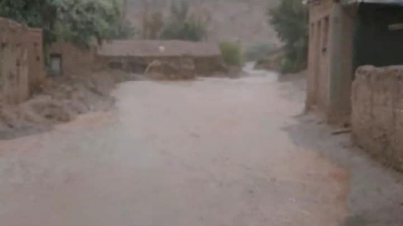 Temporal anegó calles y provocó destrozos en Antofagasta de la Sierra