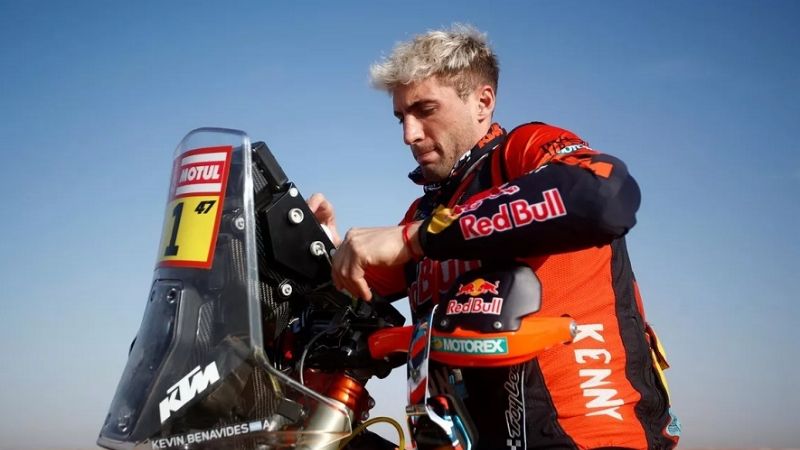 Kevin Benavides abandonó en la 10ma. etapa del Dakar