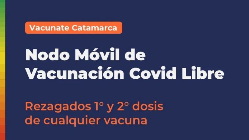 Vacunan en la Plaza 25 de Mayo