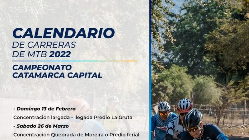 Calendarios 2022 del Ciclismo y el MTB catamarqueños