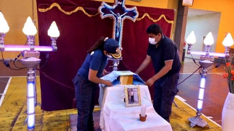 Así despidieron los restos del doctor Fernández