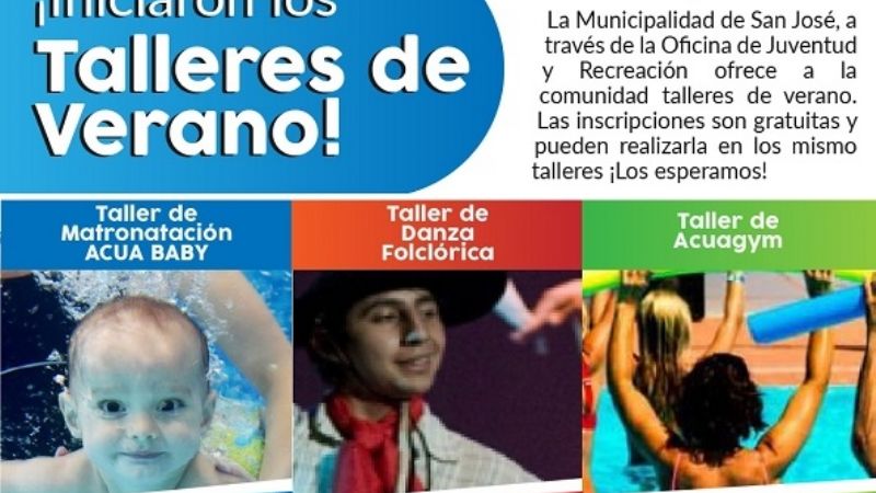 Inician los talleres de verano en San Jose