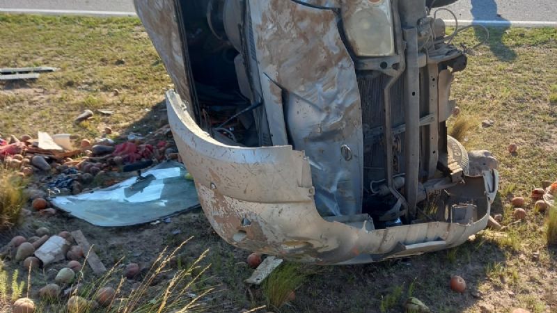 Violento choque en El Portezuelo