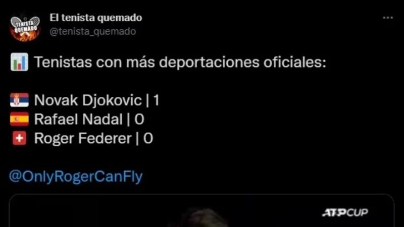 Bromas en las redes por la expulsión de Djokovic