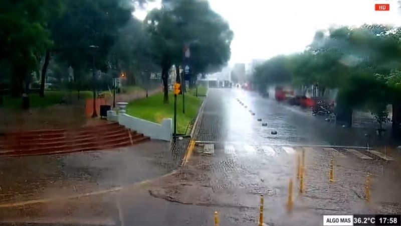 Martes inestable: lluvias durante toda la jornada y máxima de 26°C