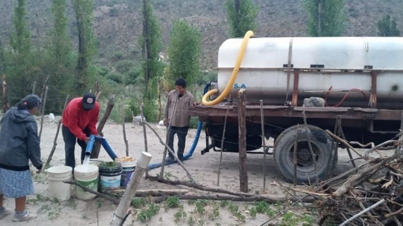 Habilitan camino y vuelven a estar conectados pueblos del Norte de Fiambalá