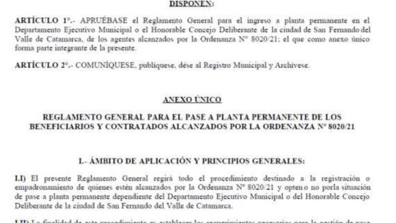 Capital reglamentó el pase a planta permanente del personal contratado