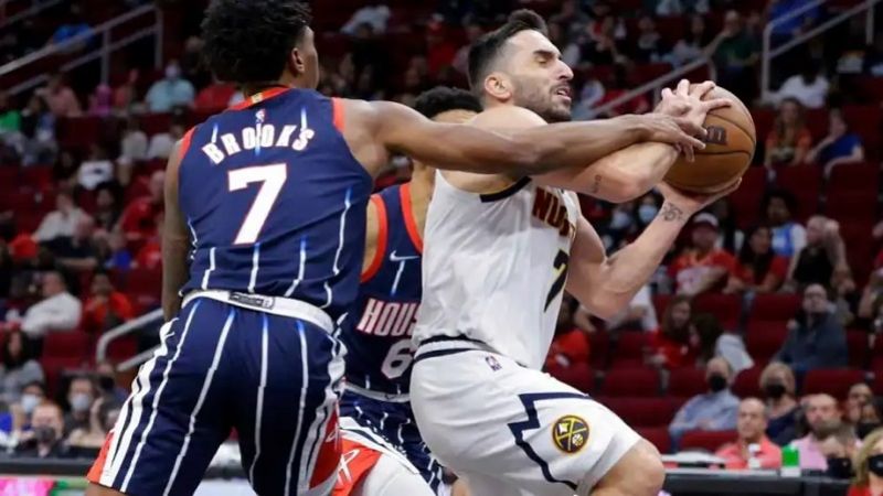 Campazzo brilló en la victoria de los Denver Nuggets