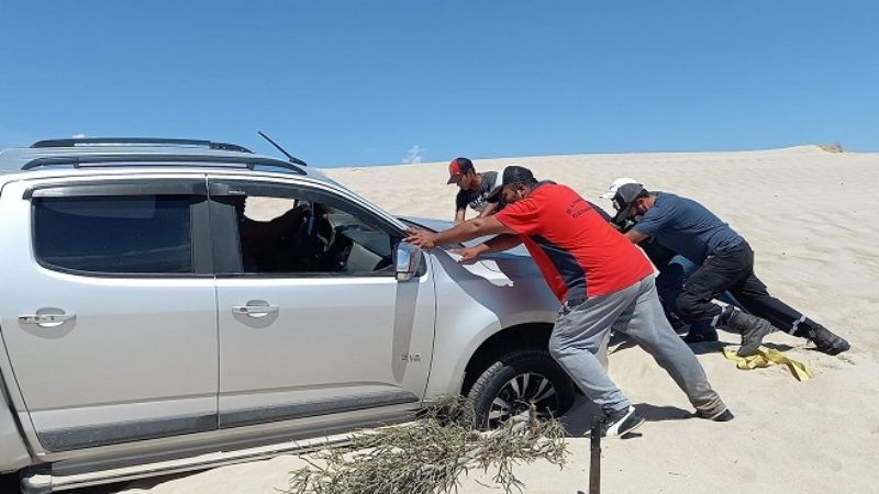 Rescate en las dunas