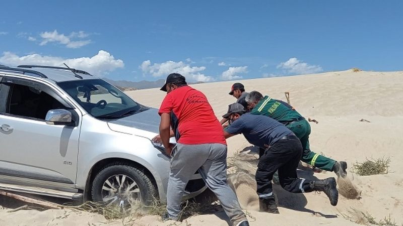 Rescate en las dunas
