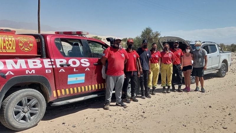 Rescate en las dunas