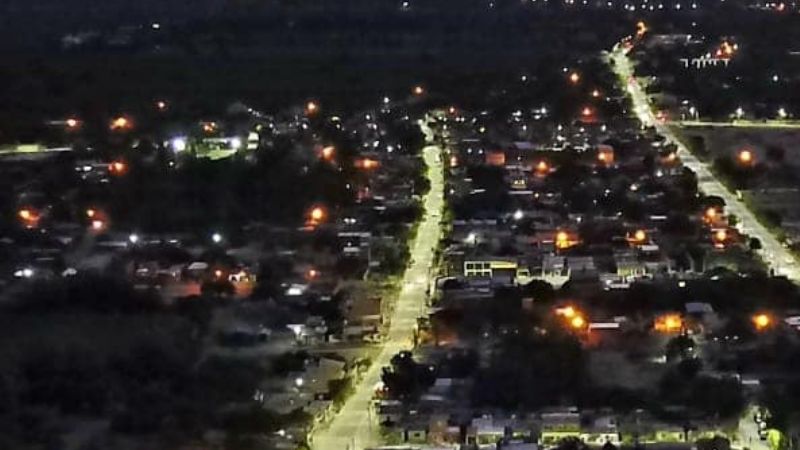 Inauguraron iluminación led en avenida santamariana